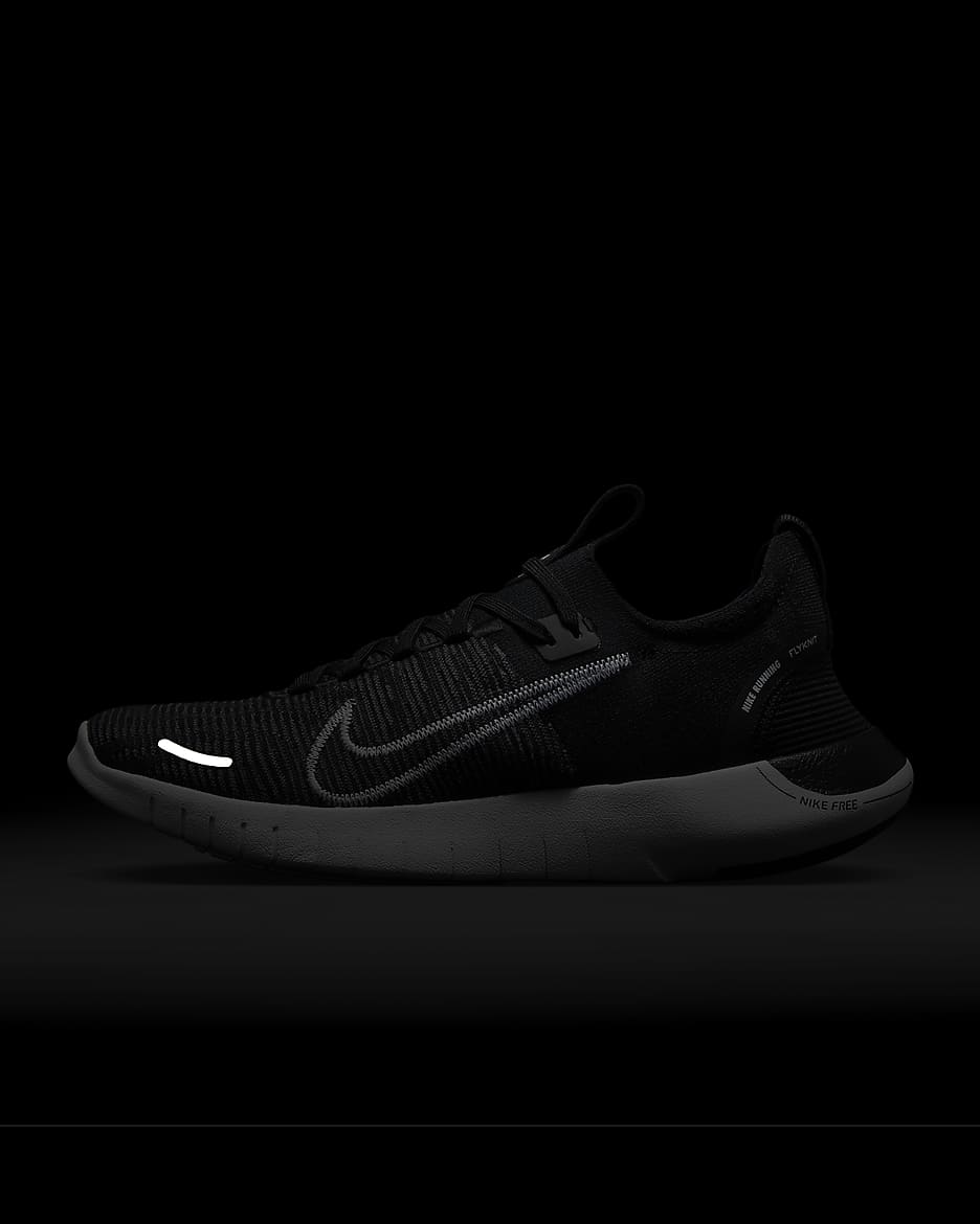 Nike men's free rn running shoes black/black/anthracite hotsell